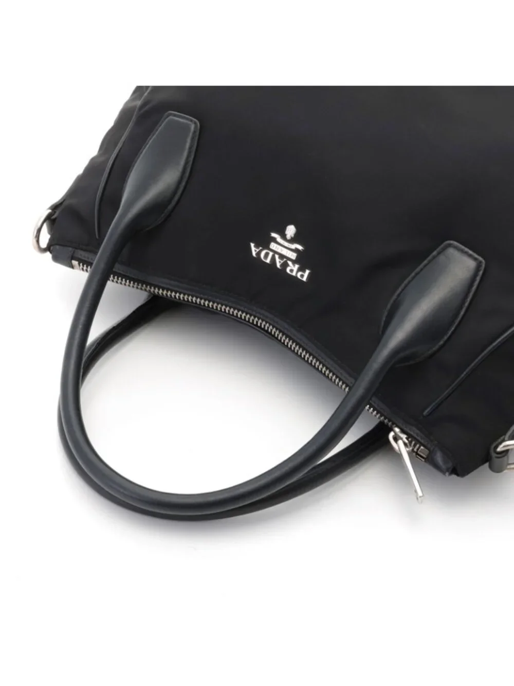 Prada 2-Way Shoulder Bag Nylon Black
